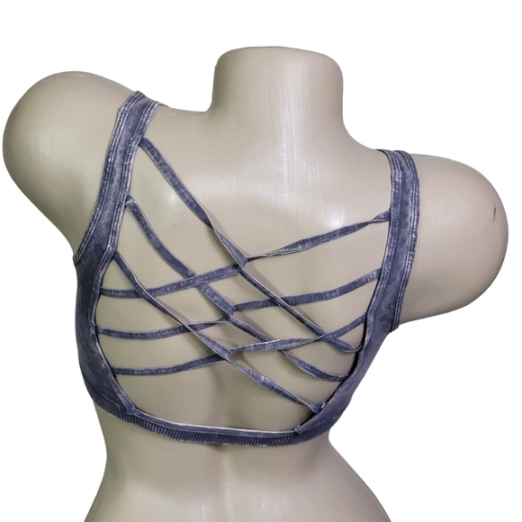 Free People Ruched Strappy Back Shanti Bra - Picture 9 of 11